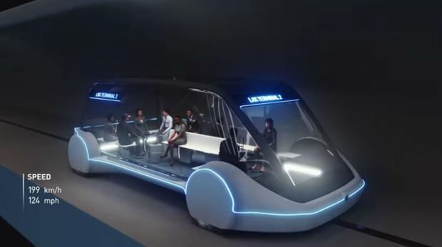 El tren ultrarrápido de Elon Musk se inaugurará en diciembre